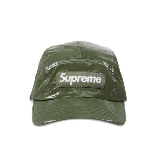 Supreme Gloss Ripstop Camp Cap 'Olive'