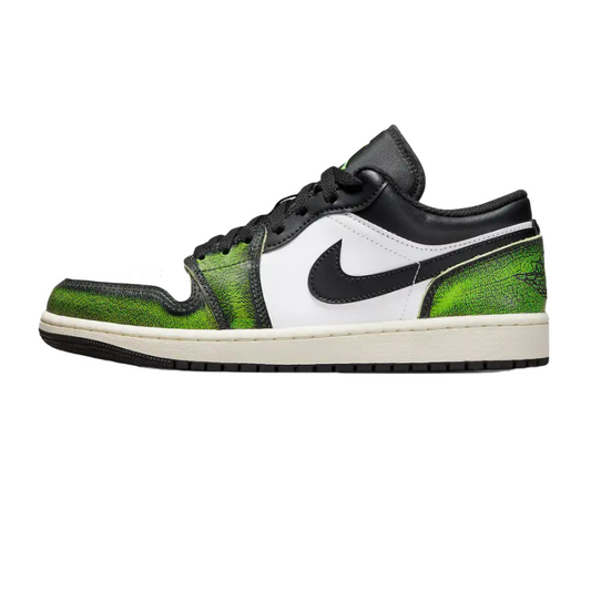 Air Jordan 1 Low Black Electric Green