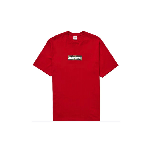 Camiseta Supreme Box Logo Vermelha