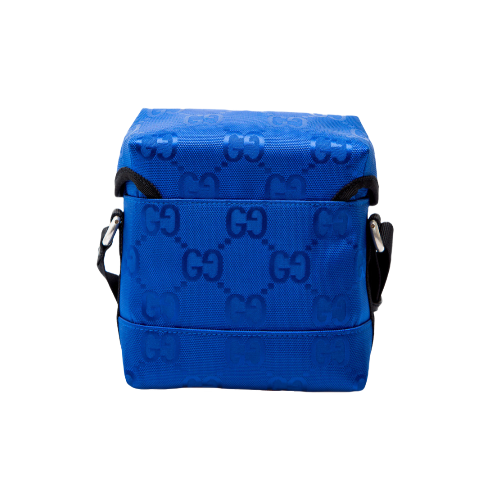 Bolsa Tiracolo Gucci Off The Grid Econyl Monogram Azul