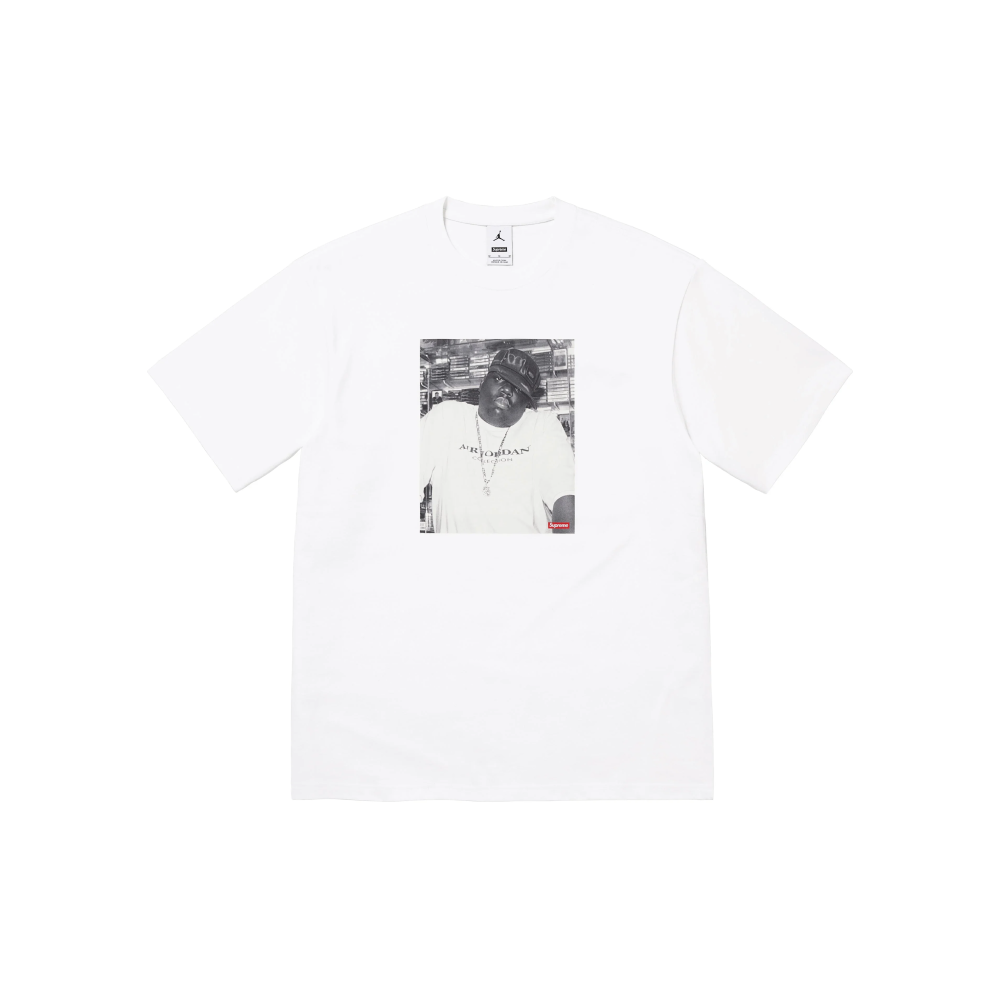 Camiseta Supreme x Jordan "Biggie" Branco