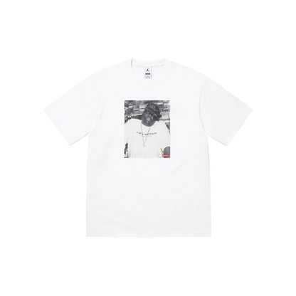 Camiseta Supreme x Jordan "Biggie" Branco