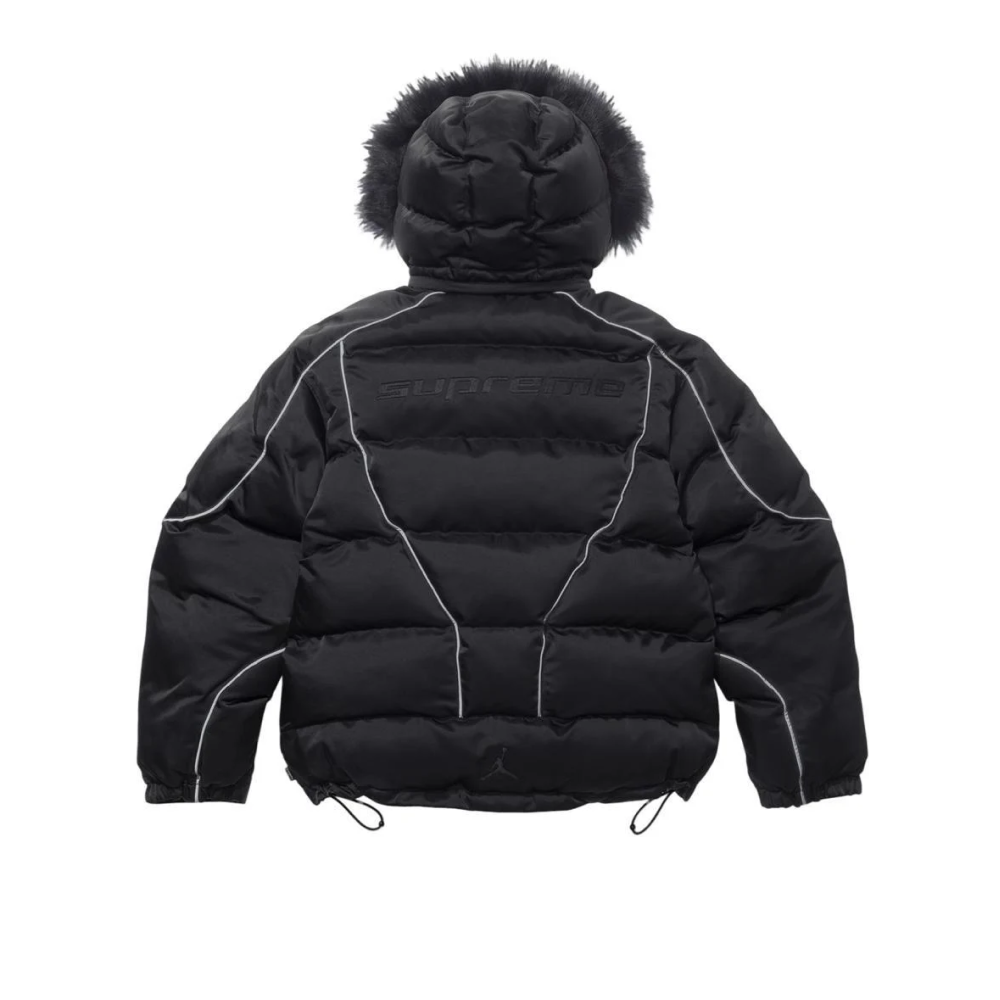 Supreme x Jordan Jaqueta Puffer Black