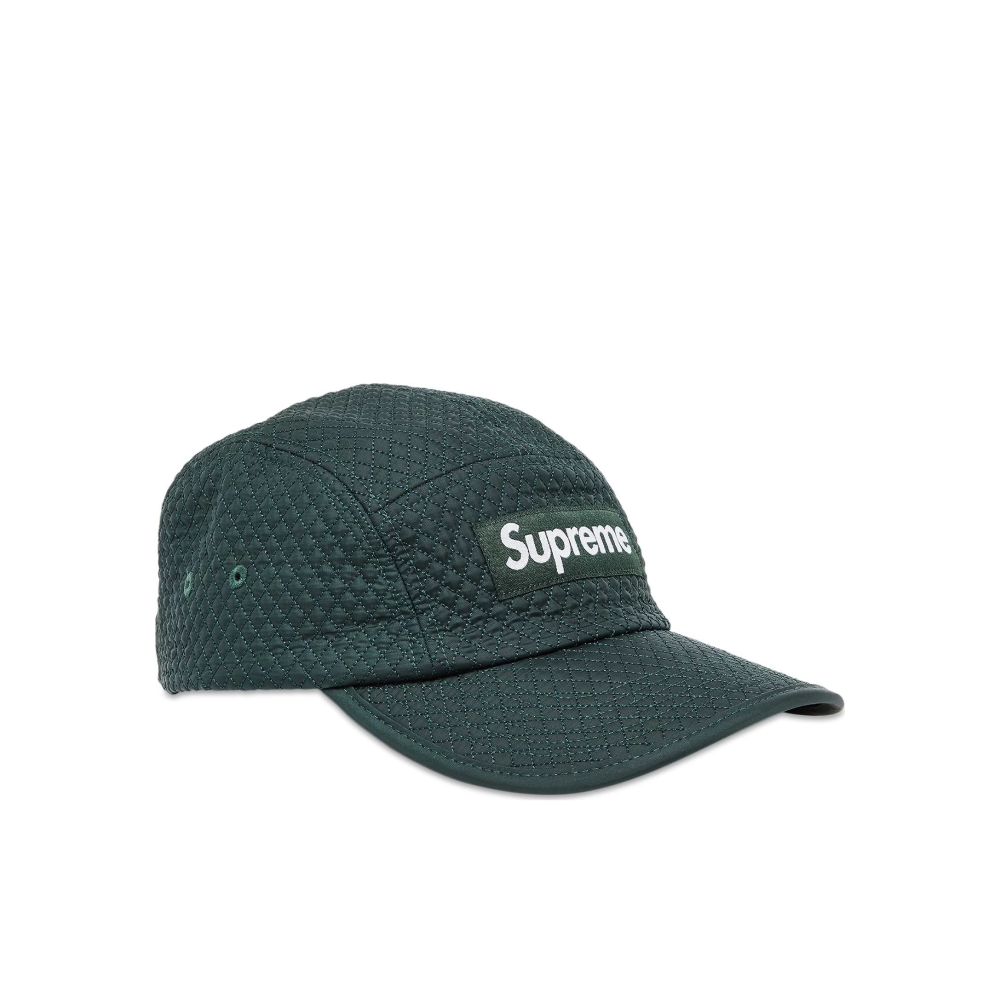 Supreme Micro Quilted Camp Cap 'Pine'