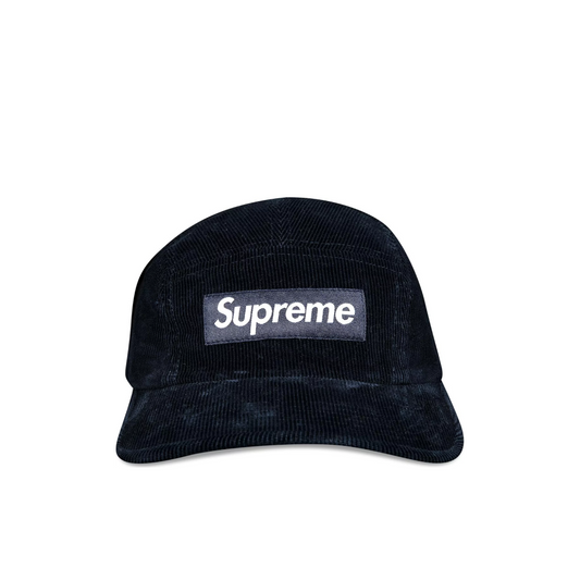 Supreme Fine Wale Corduroy Camp Cap 'Navy'