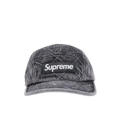 Supreme Punched Denim Camp Cap 'Black'