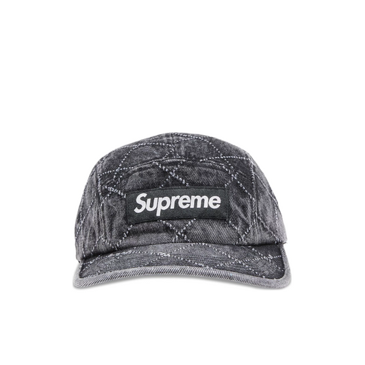 Supreme Punched Denim Camp Cap 'Black'