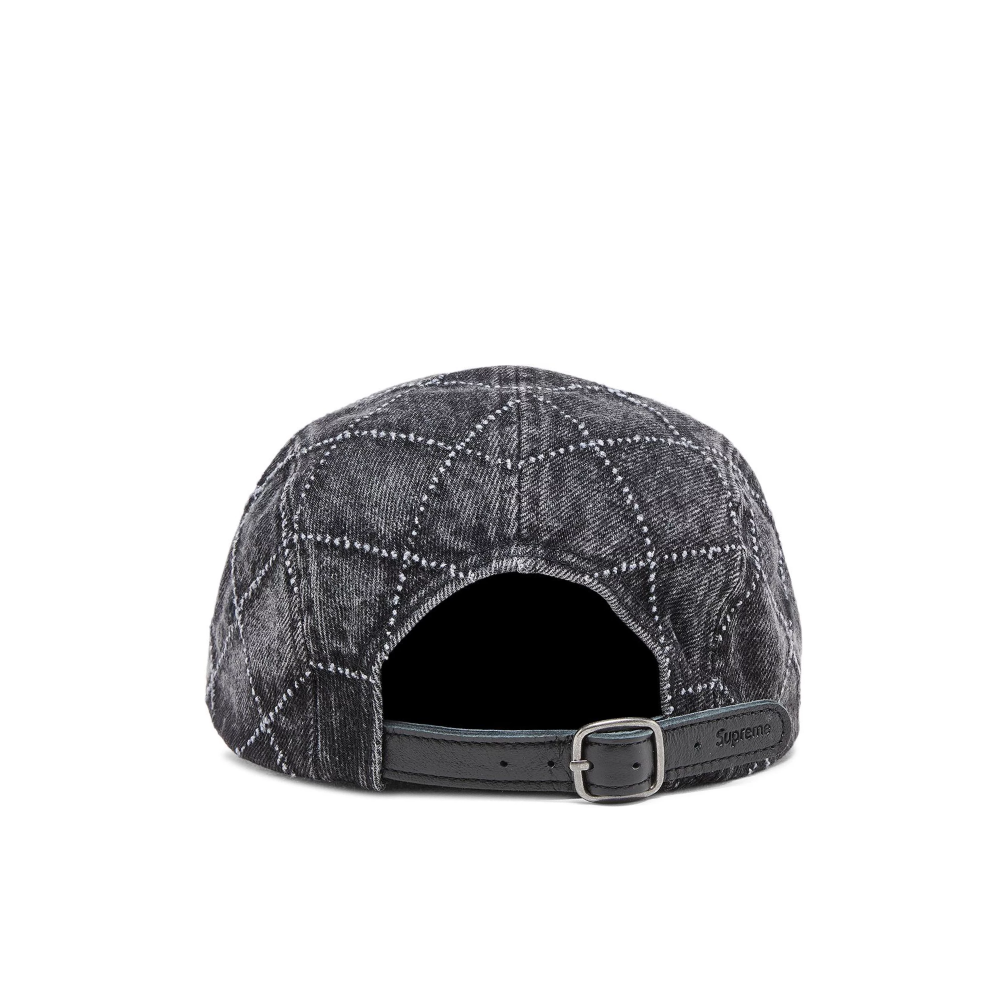 Supreme Punched Denim Camp Cap 'Black'